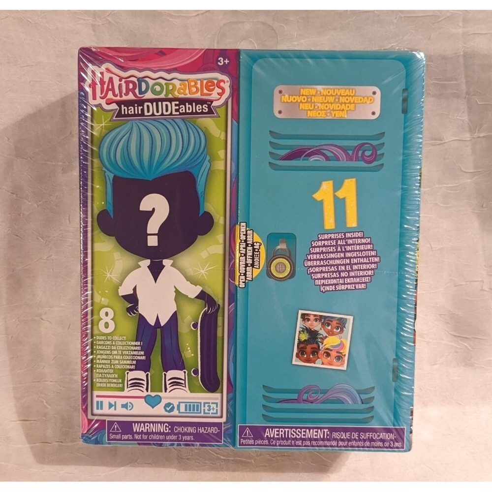New Hairdorables Doll Boy HairDUDEables Series 3 Surprises Male Fashion NIB 5" - Picture 14 of 14